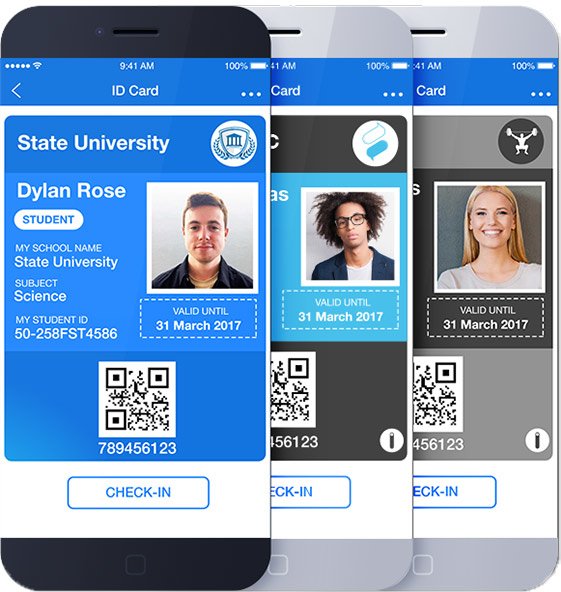 of cards student types App of ID The   ID123 The Digital Future Card