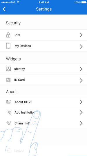 tab-add-institution Select Request Institution
