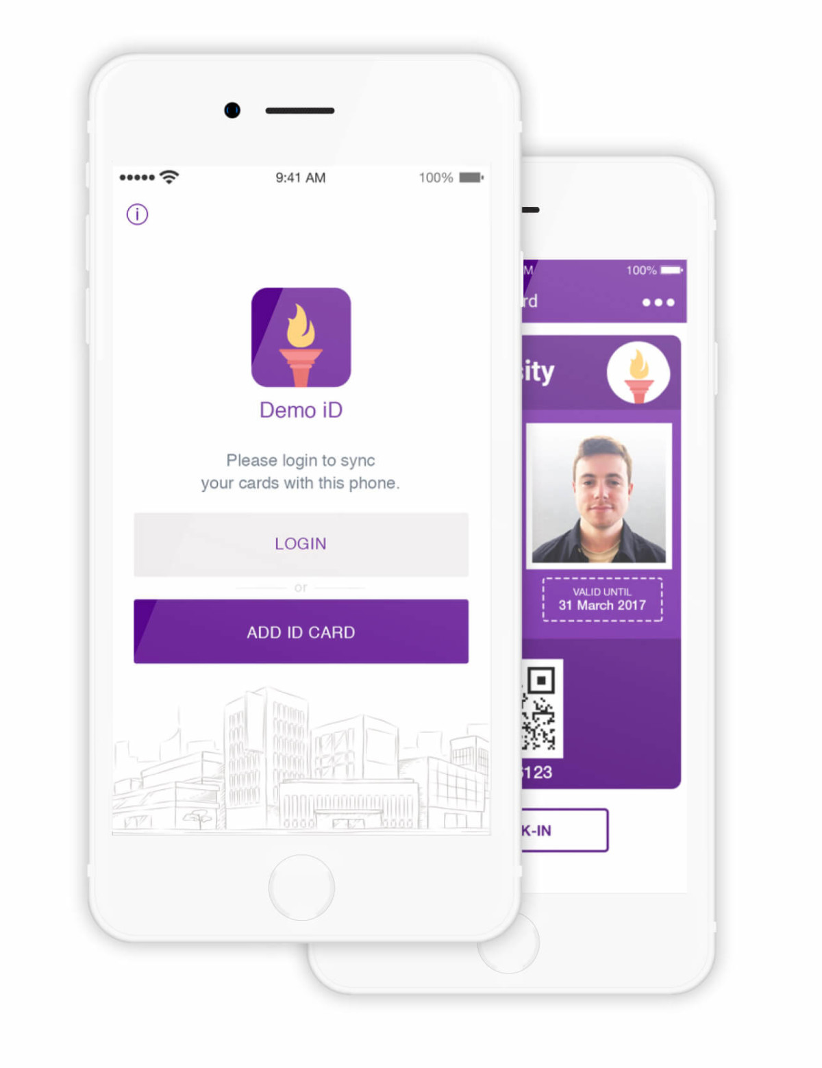 Get a custom employee ID app for your business, a student ID app for