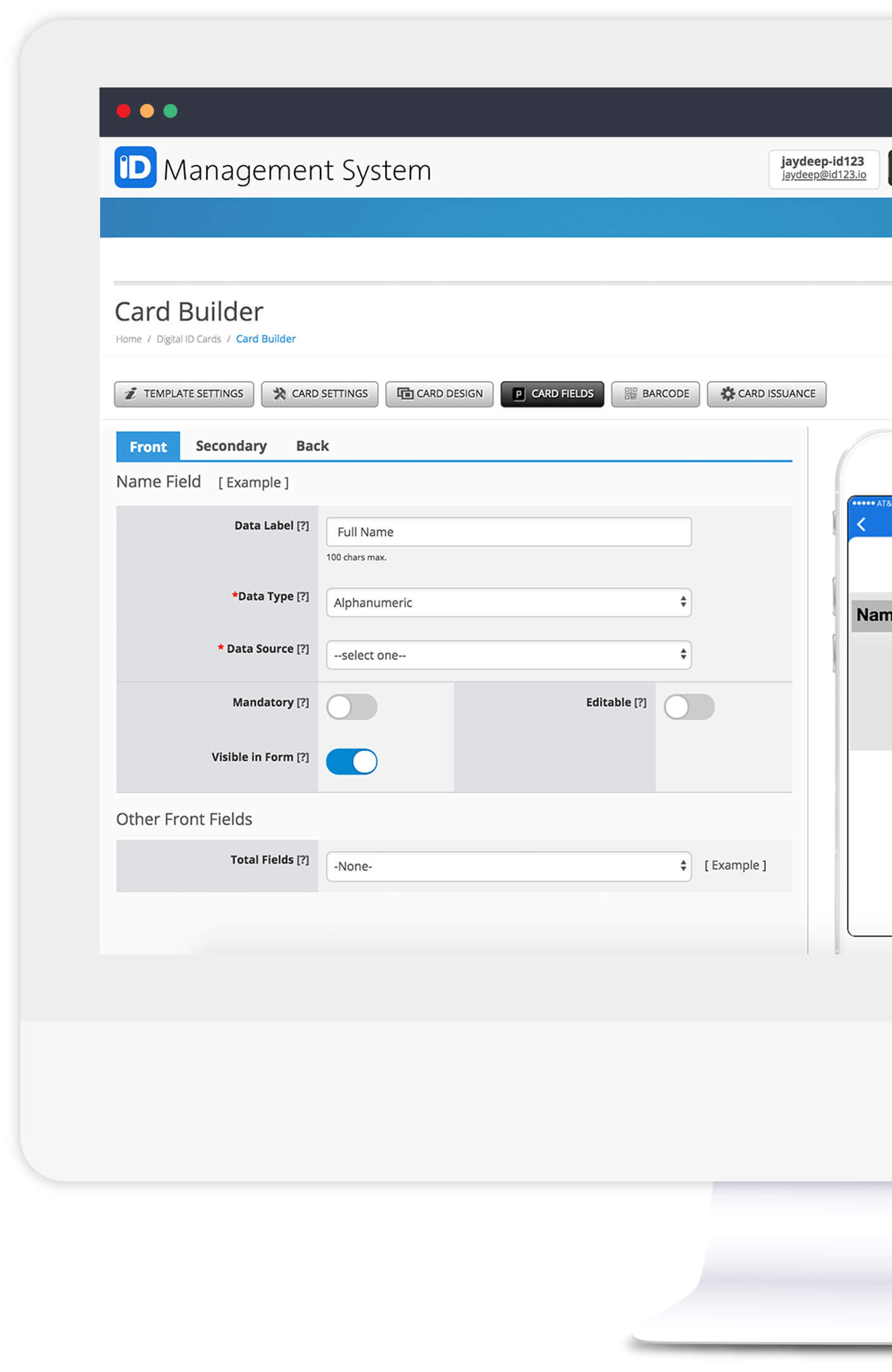 IDMS features Digital ID Management System Features