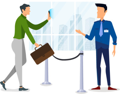 Employee security check Temporary Digital ID Cards