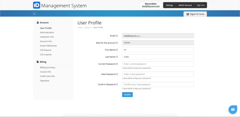User Profile User Profile