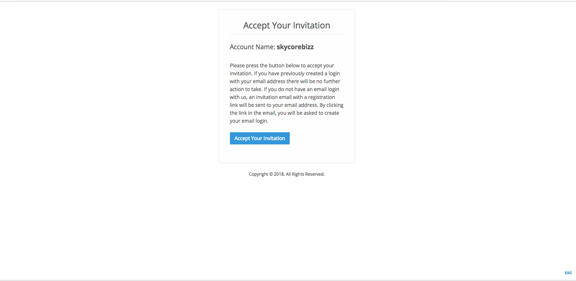 accept the invitation accept the invitation