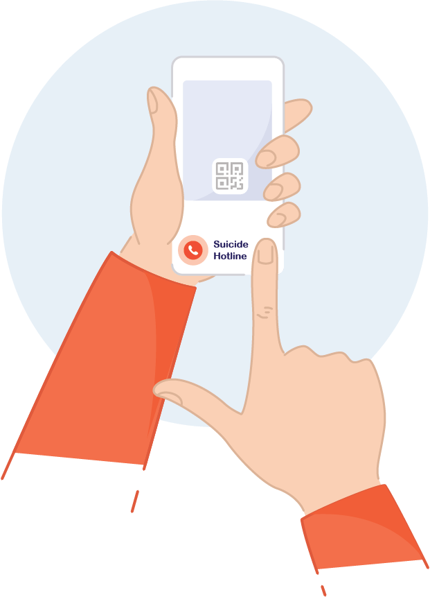 one-click-suicide hotline Digital ID Cards for Parents and Teachers