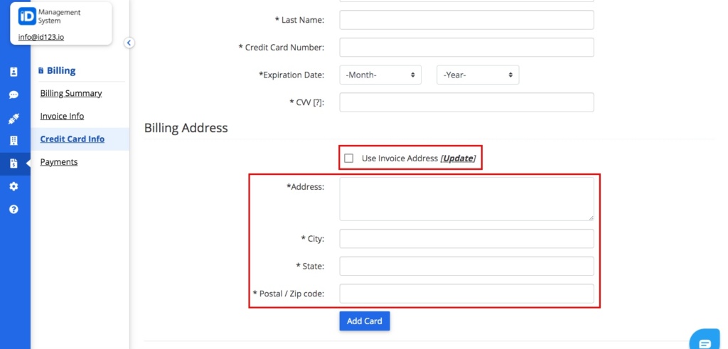 Step 4: Once you have decided which address your bill will be sent to ...